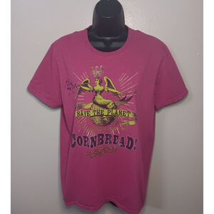 Junk Gypsy Women's Medium T-shirt Cornbread Red Tee